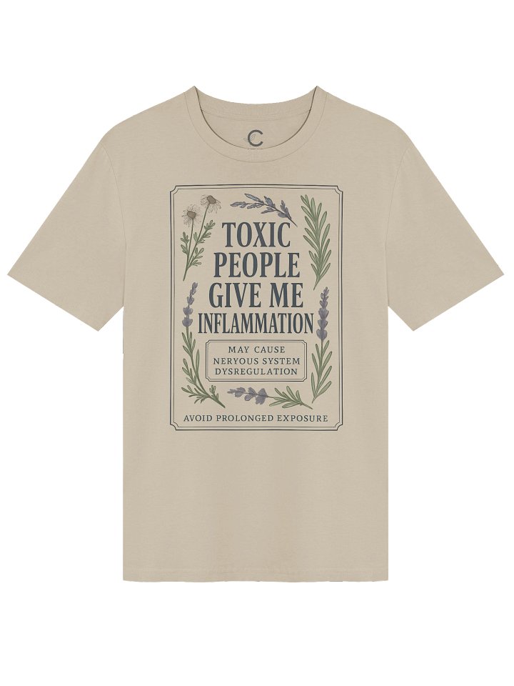Good Clean Fun: "Toxic People" Organic T-Shirt product image (4)