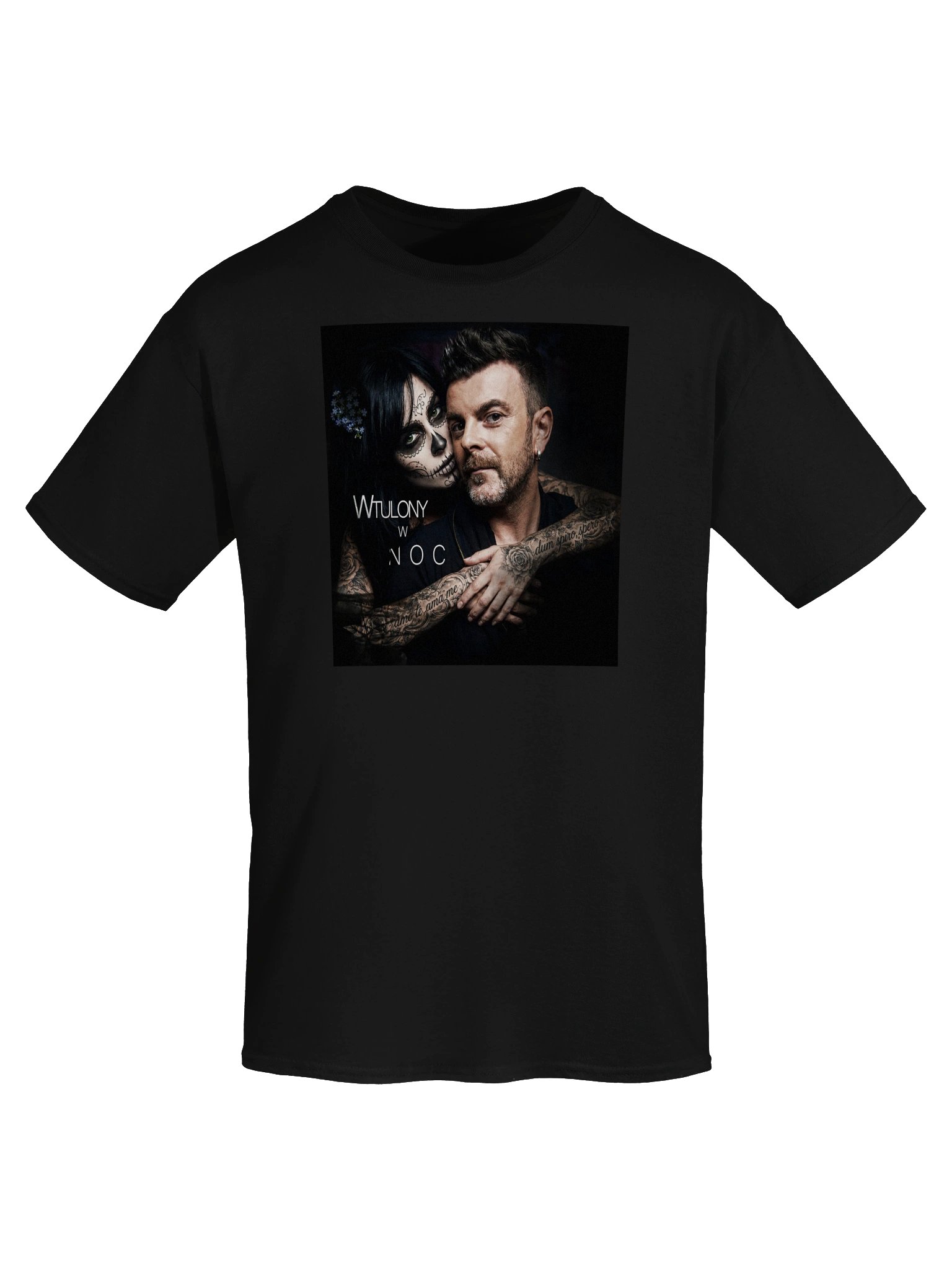 Moody Skull Romance Graphic Tee product image (5)
