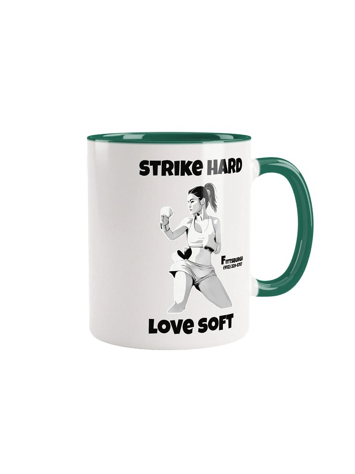 Warrior Women Ceramic Mug Green product image (1)