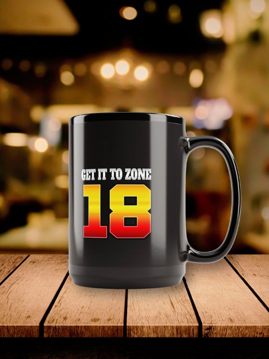 Get It To Zone 16 Zone 18 Black Glossy Mug product image (2)