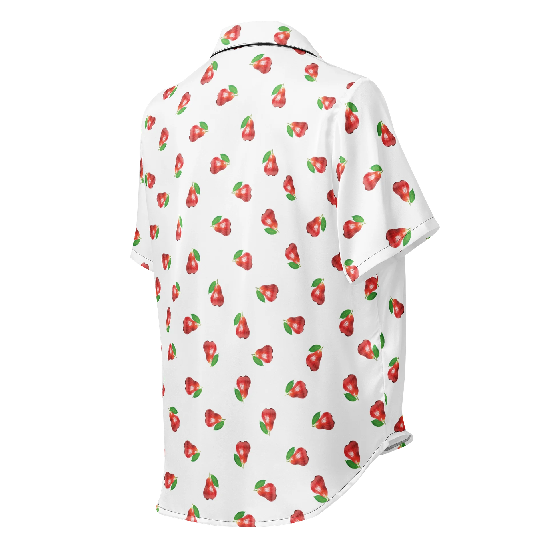 CaribbeanApples Otaheite Fruit Print | Women's Short Sleeve Pajama Top product image (2)