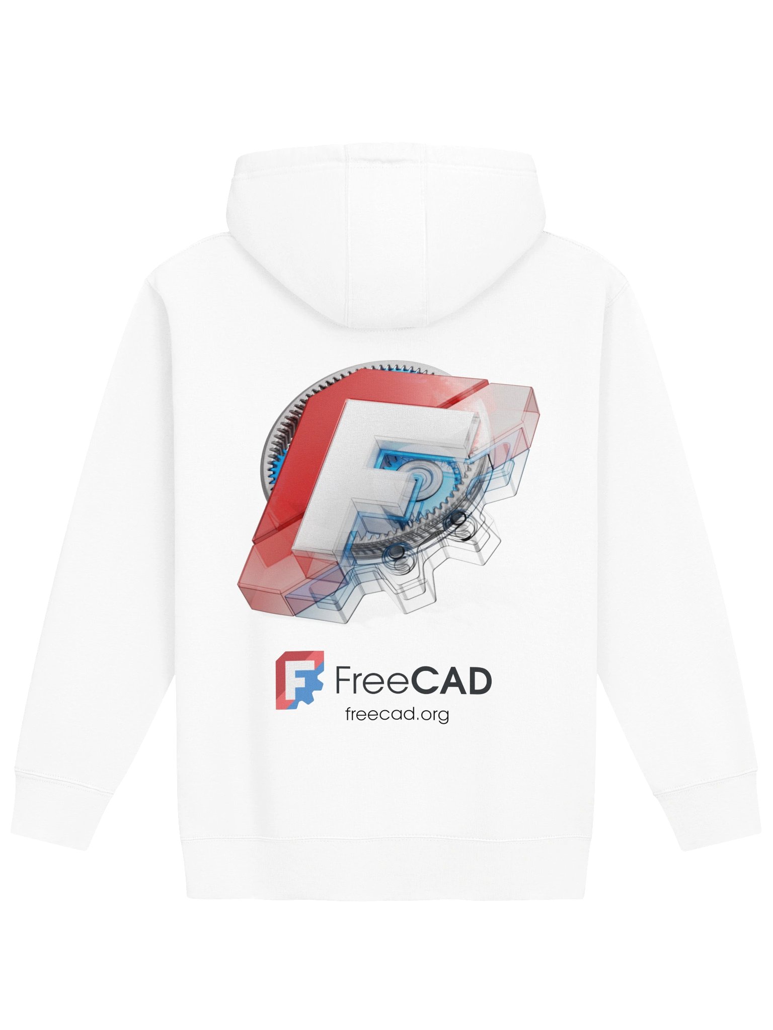 FreeCAD Hoodie - White product image (2)