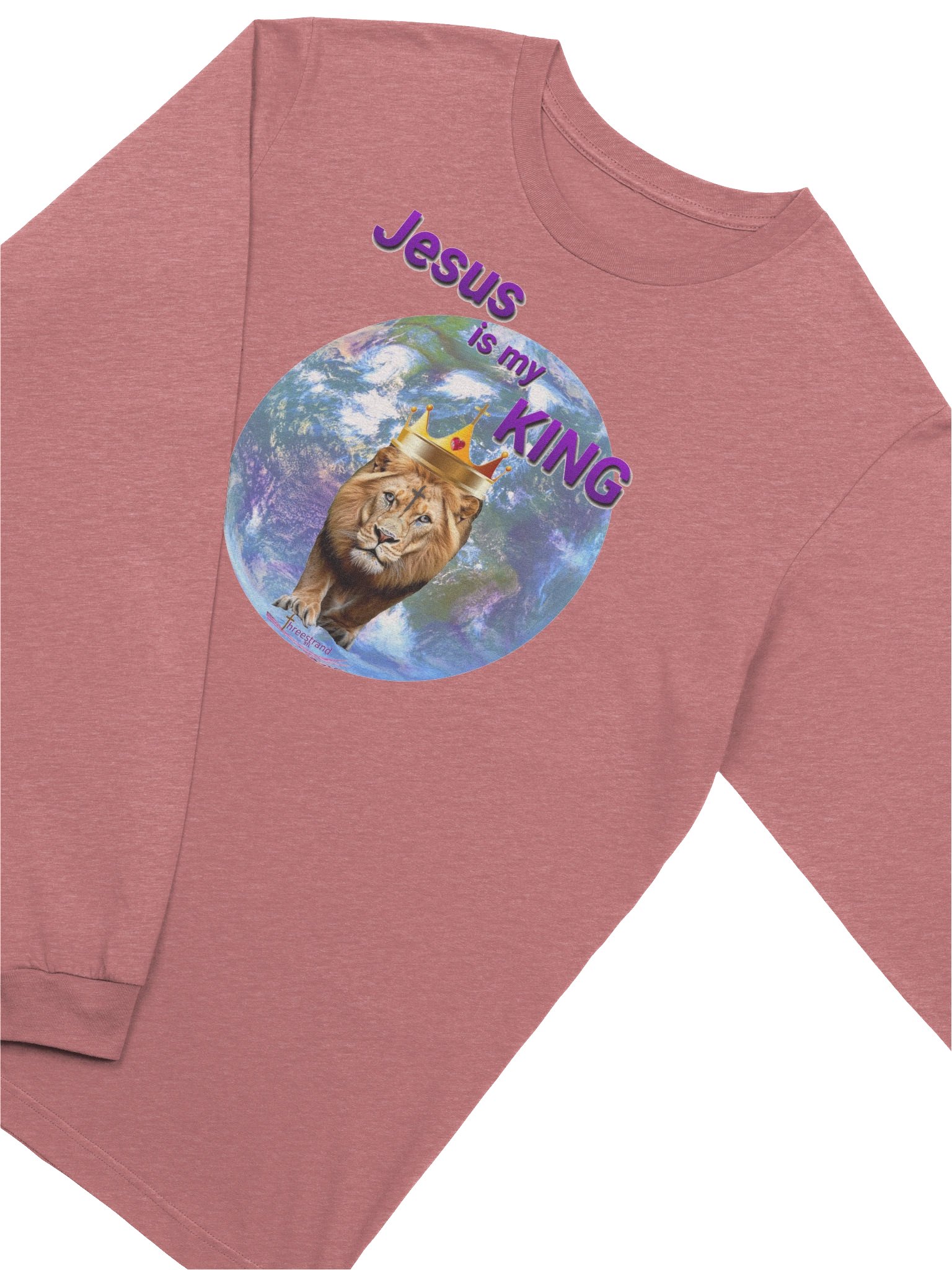 Jesus is my King Ladies Long Sleeve Tee product image (14)