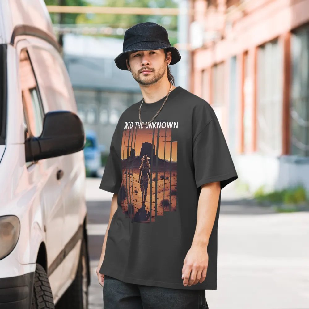 Into the unknown unisex faded tee product image (8)
