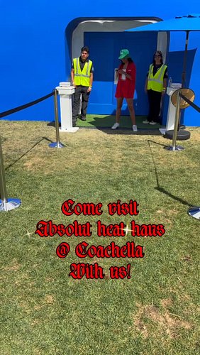 Come visit @absolutus  heat haus at @coachella with us! 

I told y’all it was our favorite stop of each and every day! 🥵

Dri...
