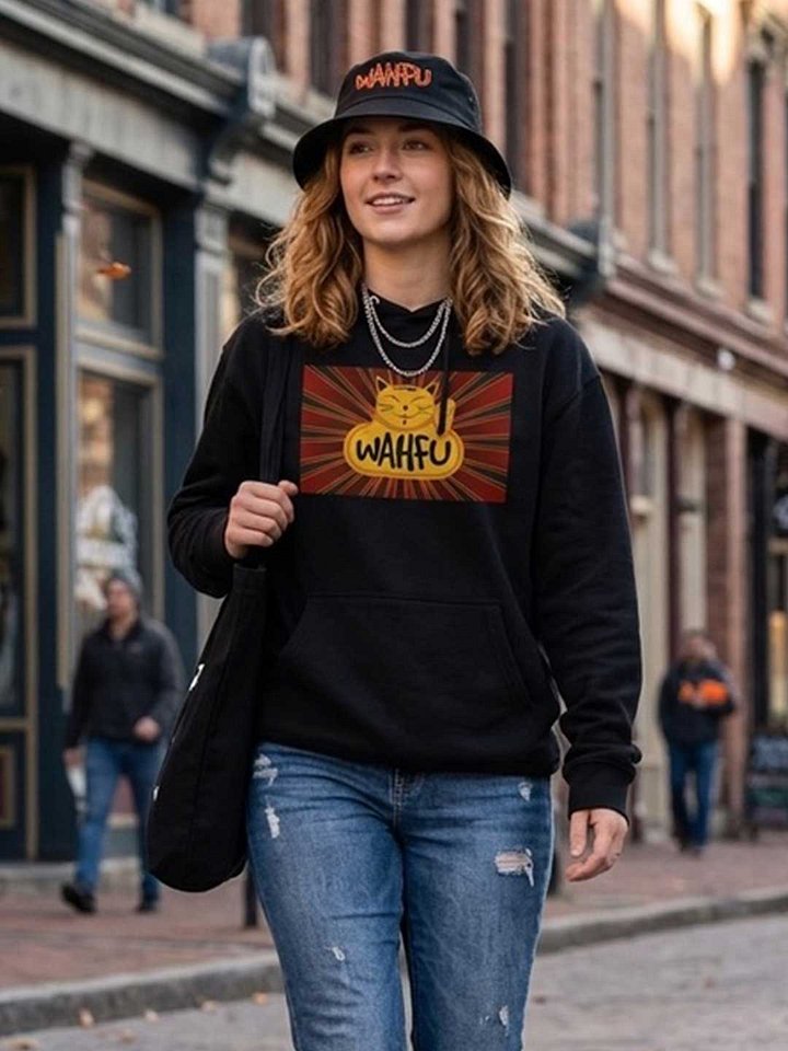 WAHFU Sunburst Pullover Hoodie - Black product image (1)