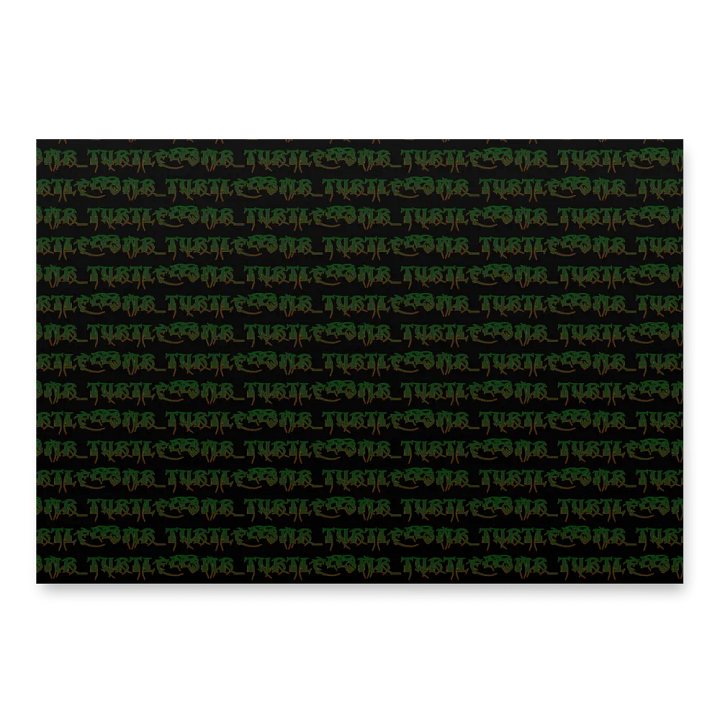 Mr turtle logo wrapping paper product image (1)
