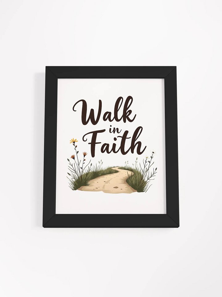 Faithful Path Framed Matte Poster product image (1)