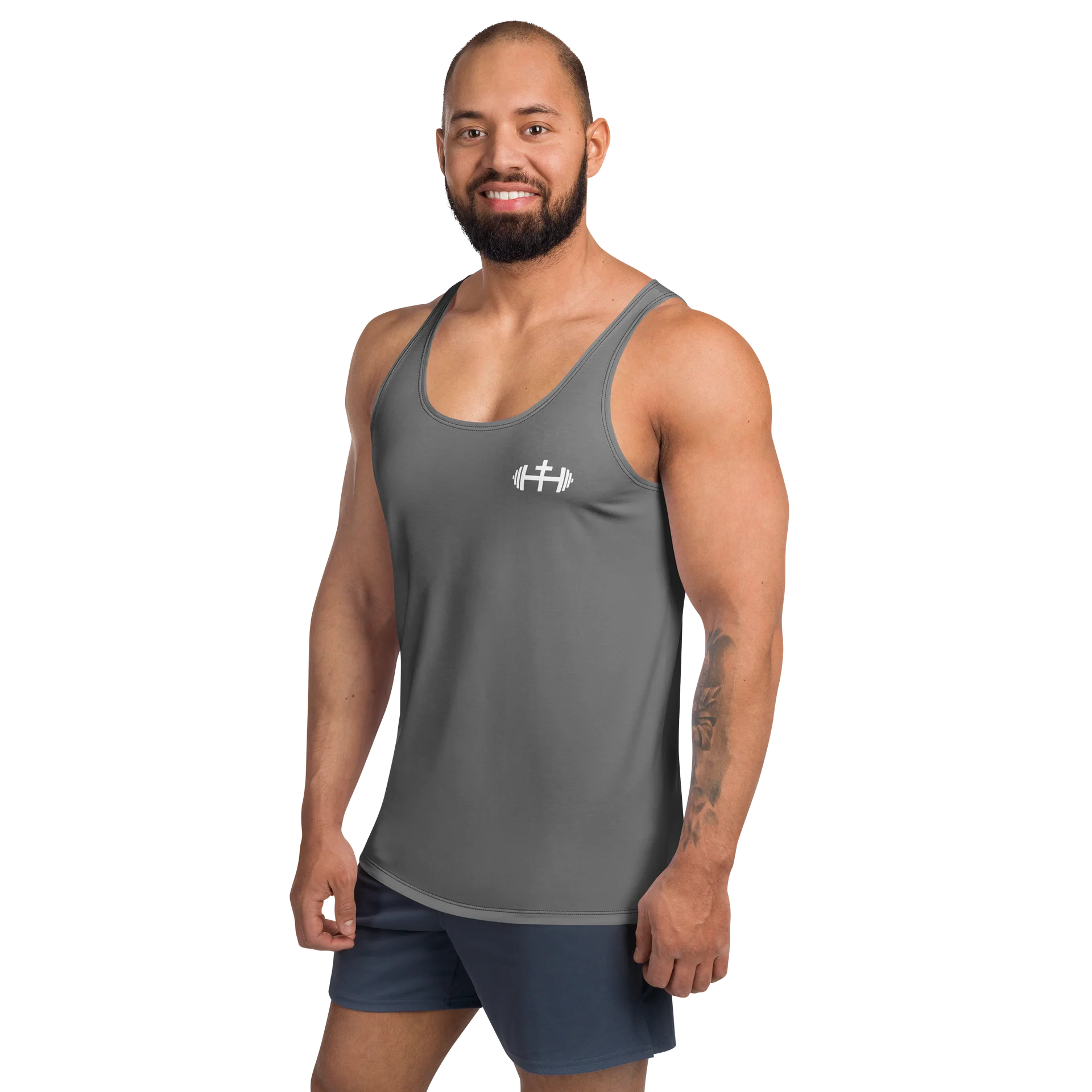 His House Mens Performance Tank - Grey product image (2)