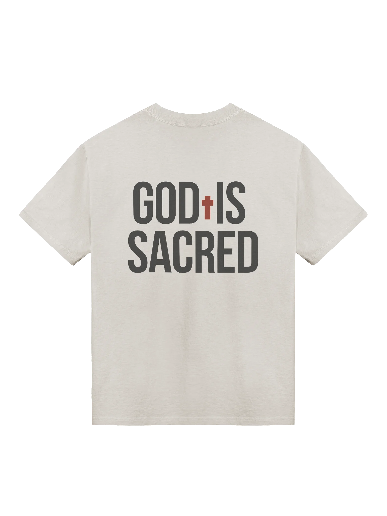 GOD IS SACRED OVERSIZE TEE (Light) product image (2)