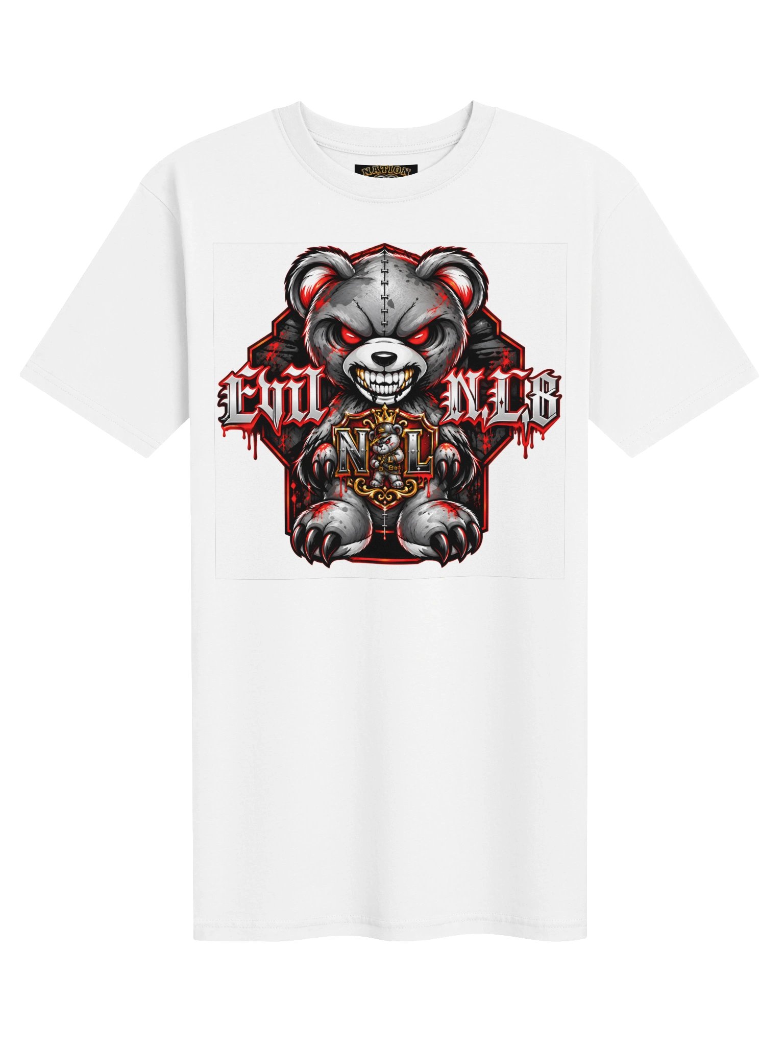 Gothic Bear Mascot Graphic Tee product image (1)