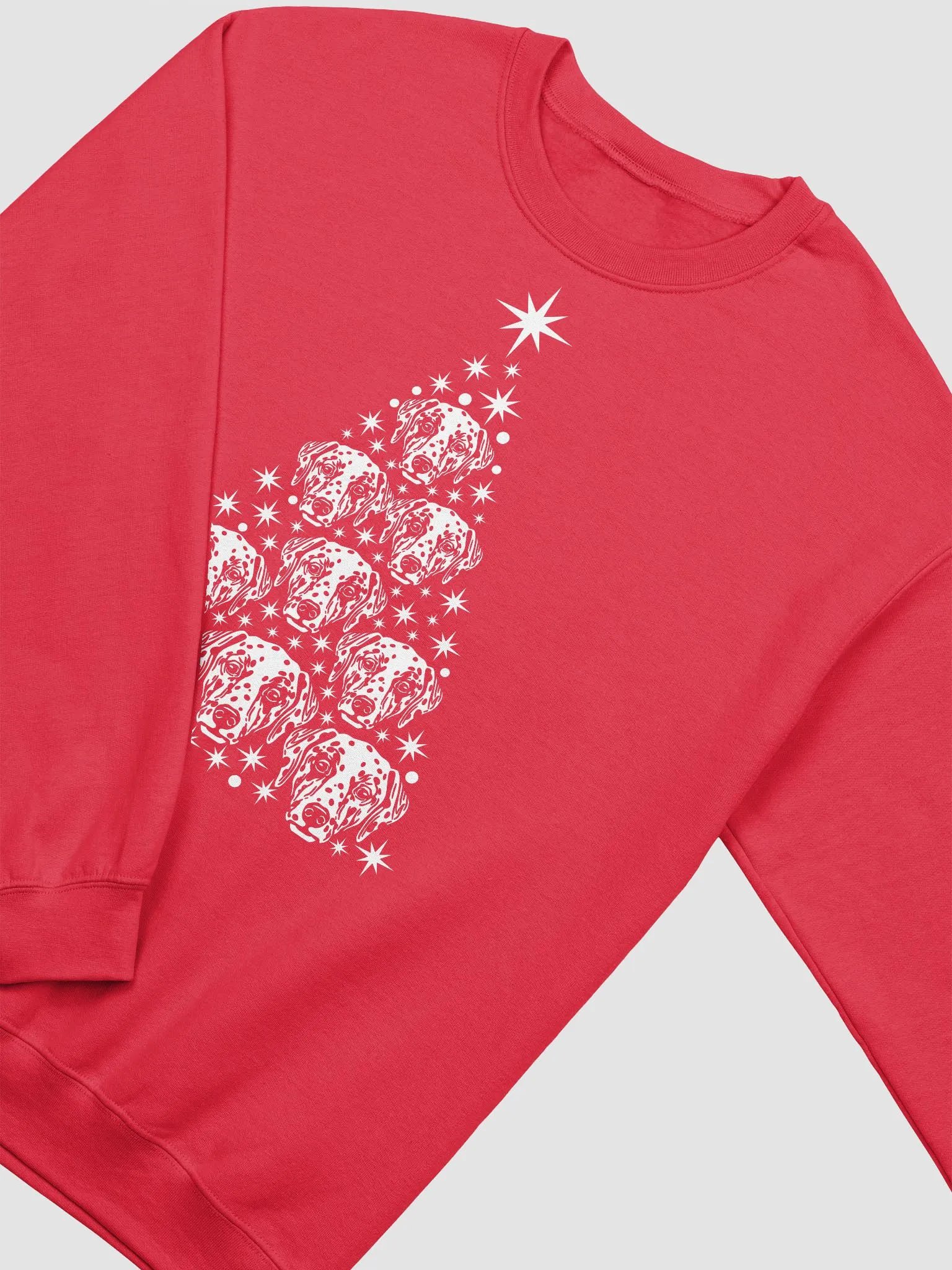 Dalmatian Christmas Tree Sweatshirt Design for Dalmatian Paw-rents product image (24)