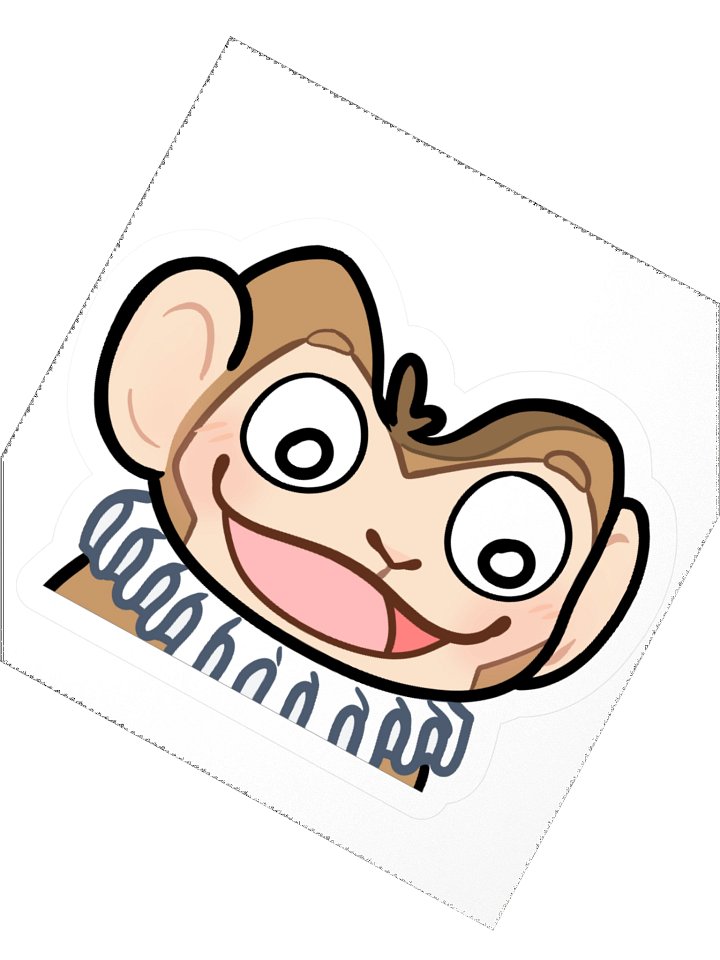 DENTED Bozo Sticker product image (4)