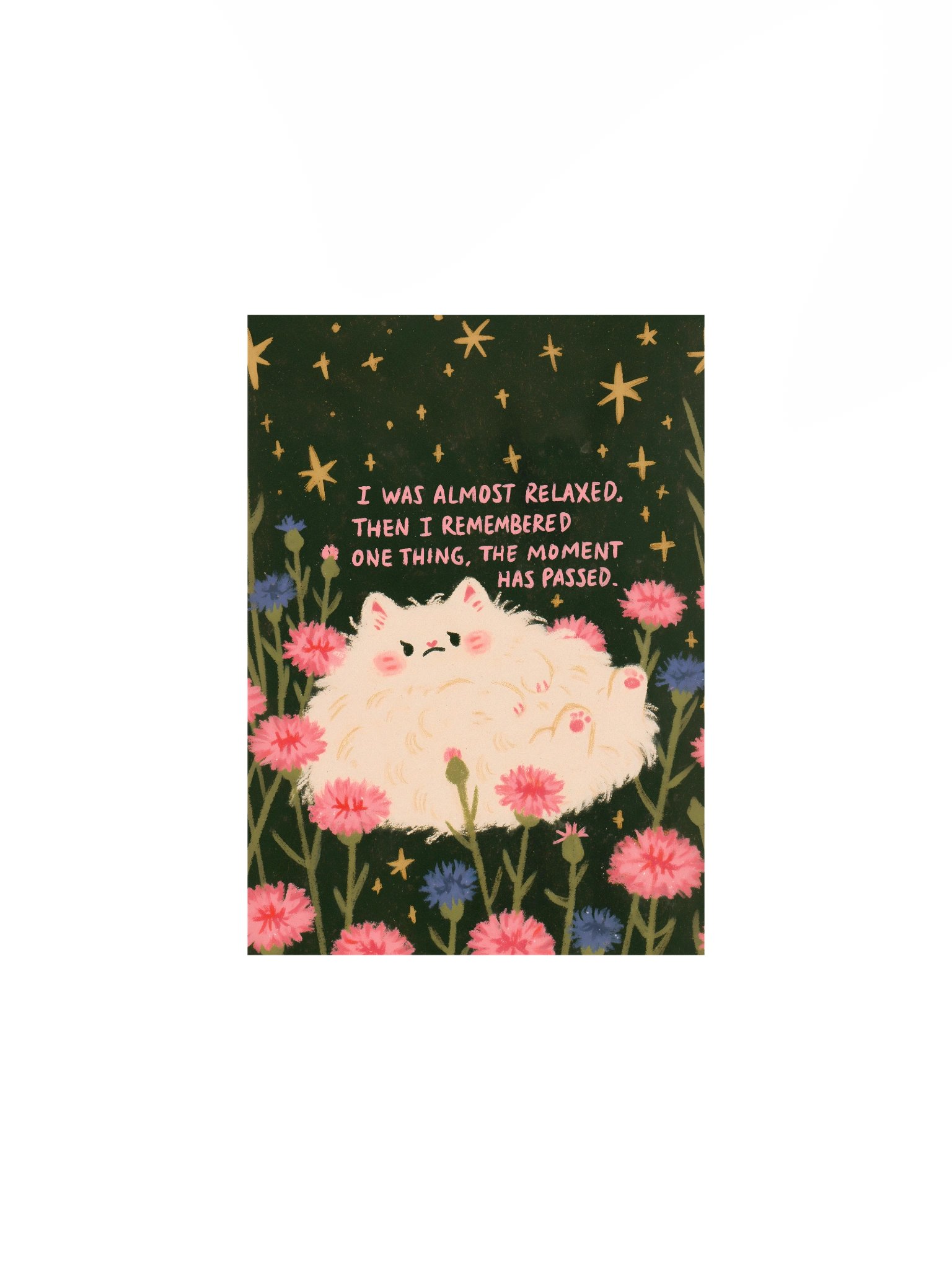 I Was Almost Relaxed Cat Poster product image (5)