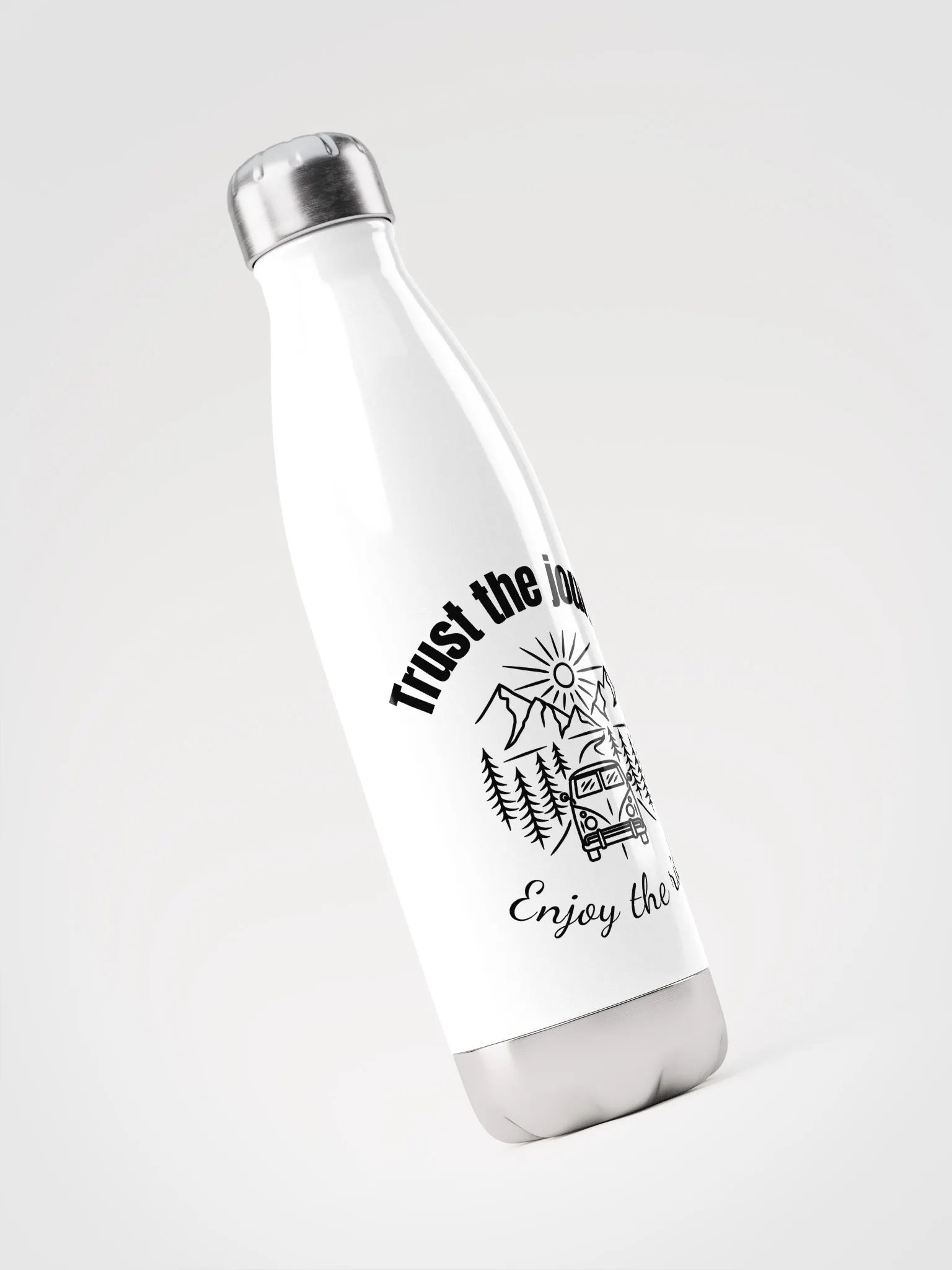 Trust the Journey — Enjoy the Ride | Mindful Insulated Water Bottle product image (3)