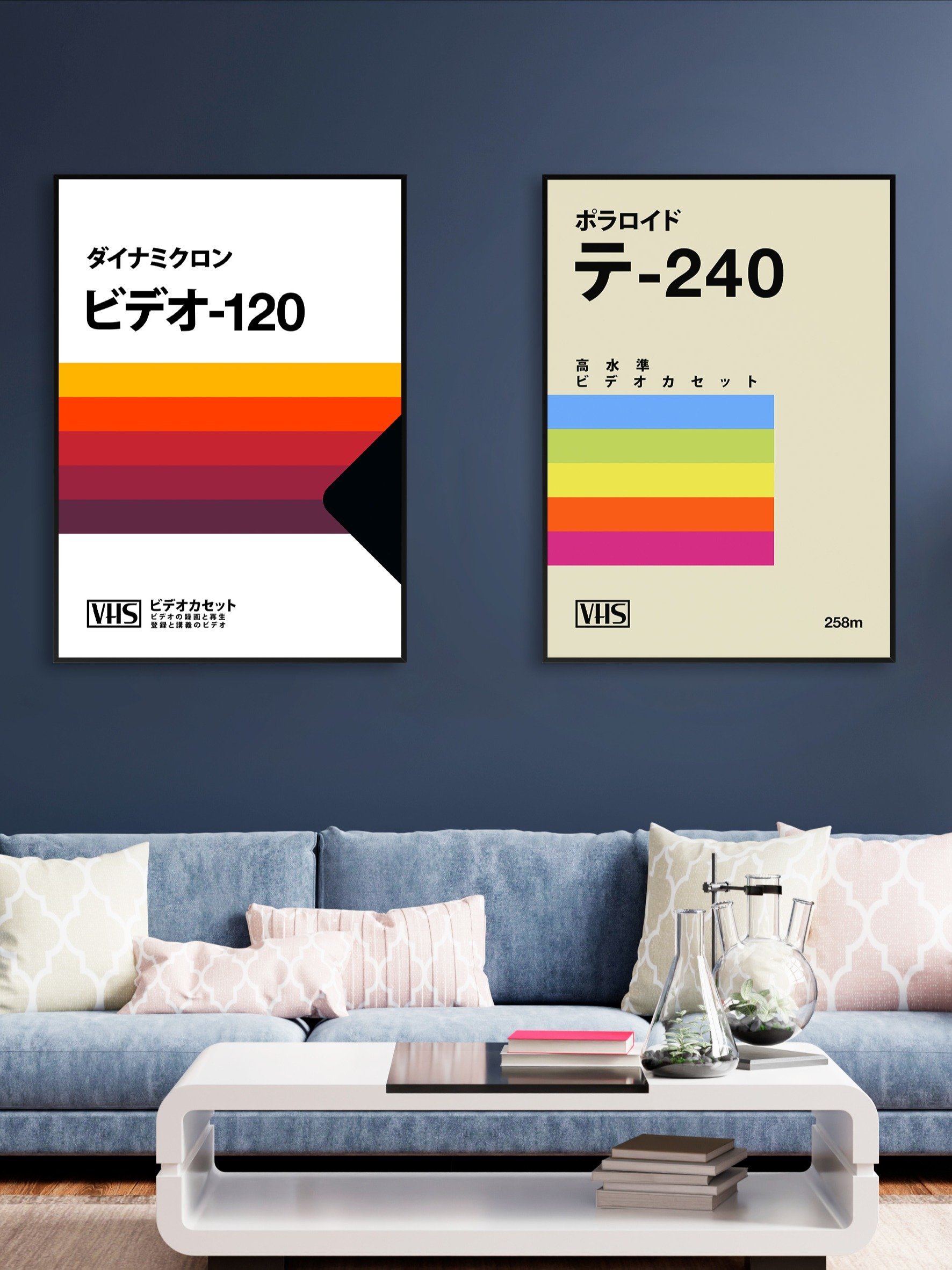 VHS cassette case E-240. Japanese edition [retrowave/vaporwave] — retrowave poster, aesthetic print, retrowave art, 80s wall decor product image (6)