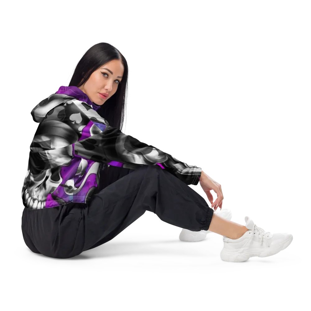 Jester Skull Women's Windbreaker product image (5)