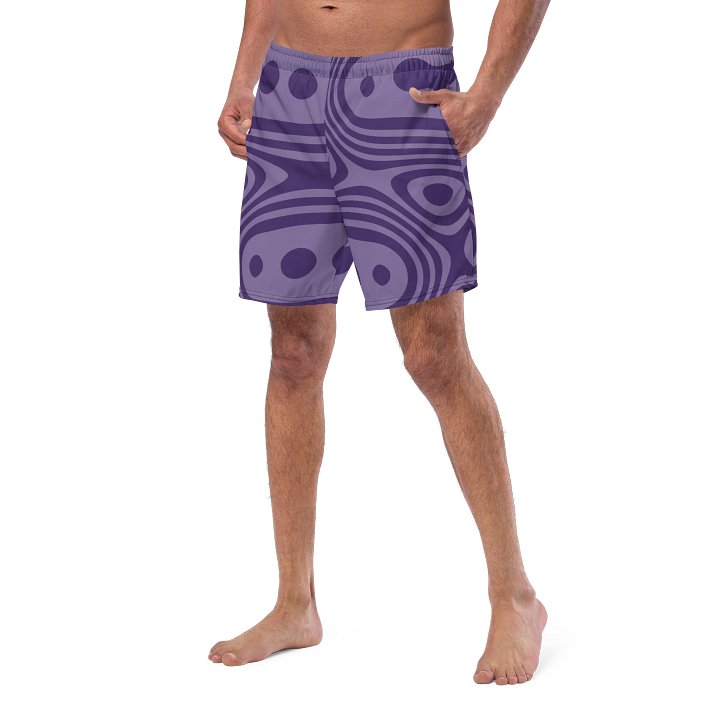 Psychedelic Waves Swim Trunks product image (2)