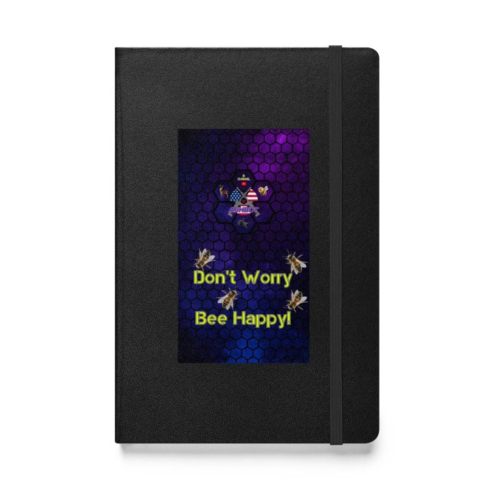 Bee Happy Hardcover Bound Notebook product image (1)