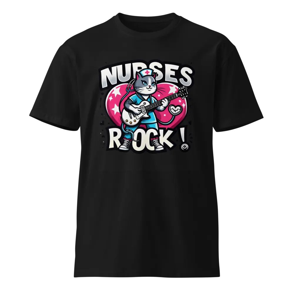 Rockin' Nurse Cat Unisex Tee product image (1)