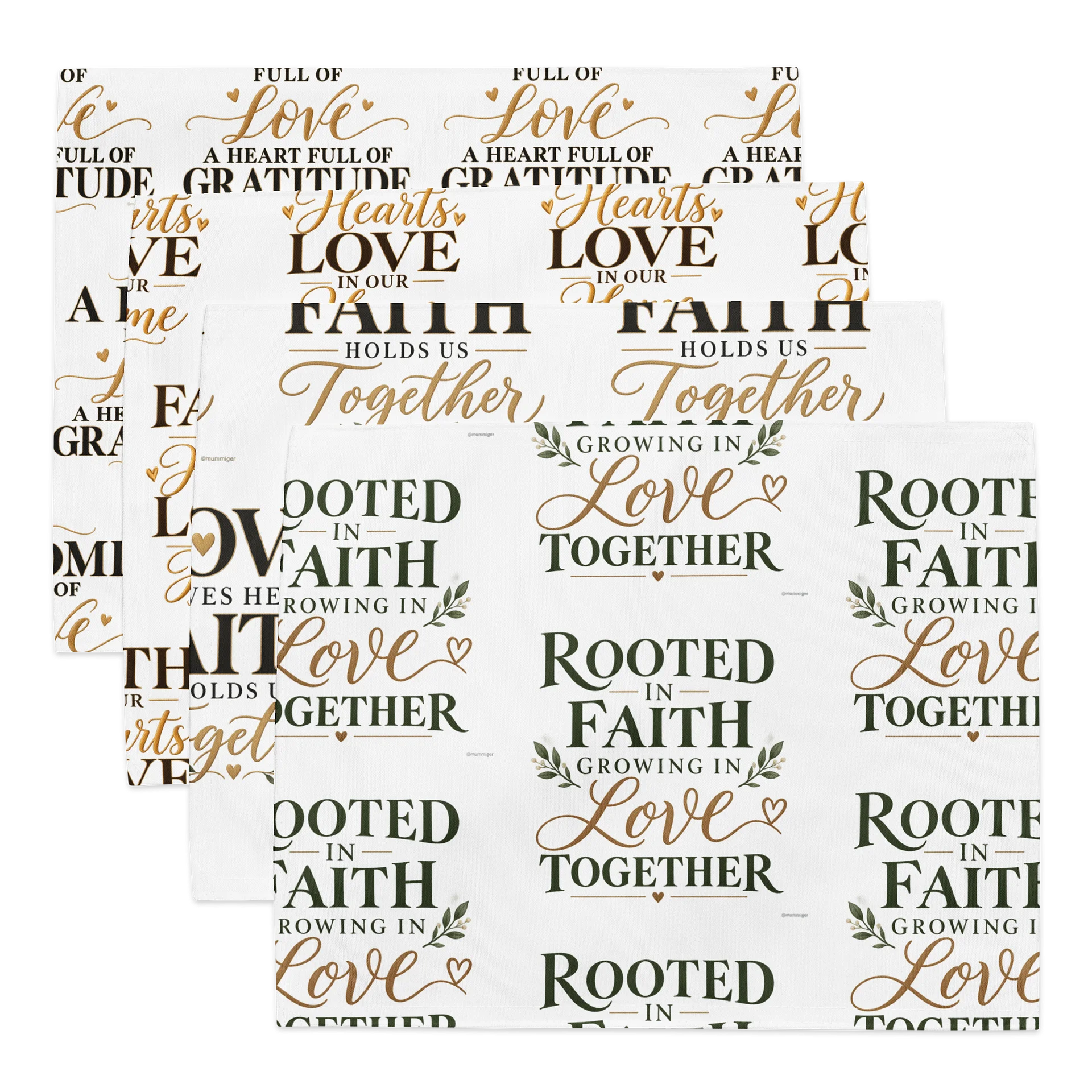 Rooted Faith Love Together Placemat Set product image (1)