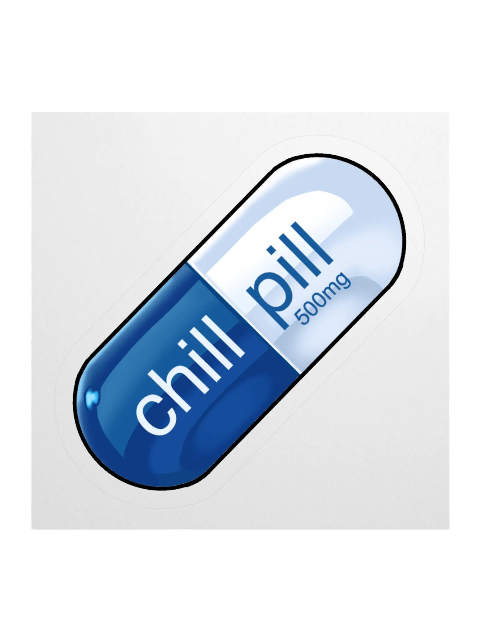 Chill Pill Sticker product image (1)
