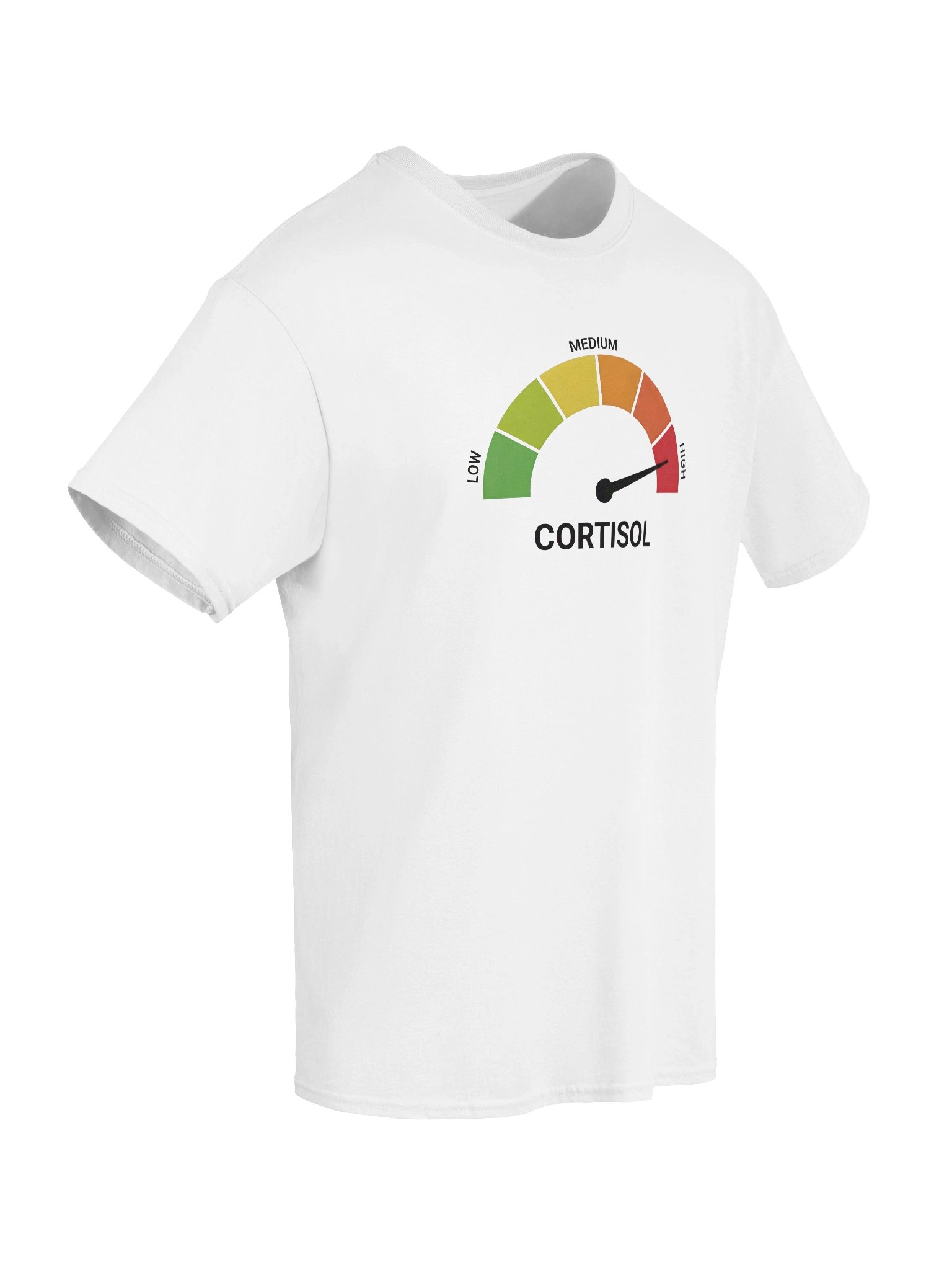 High Cortisol T-Shirt White product image (8)