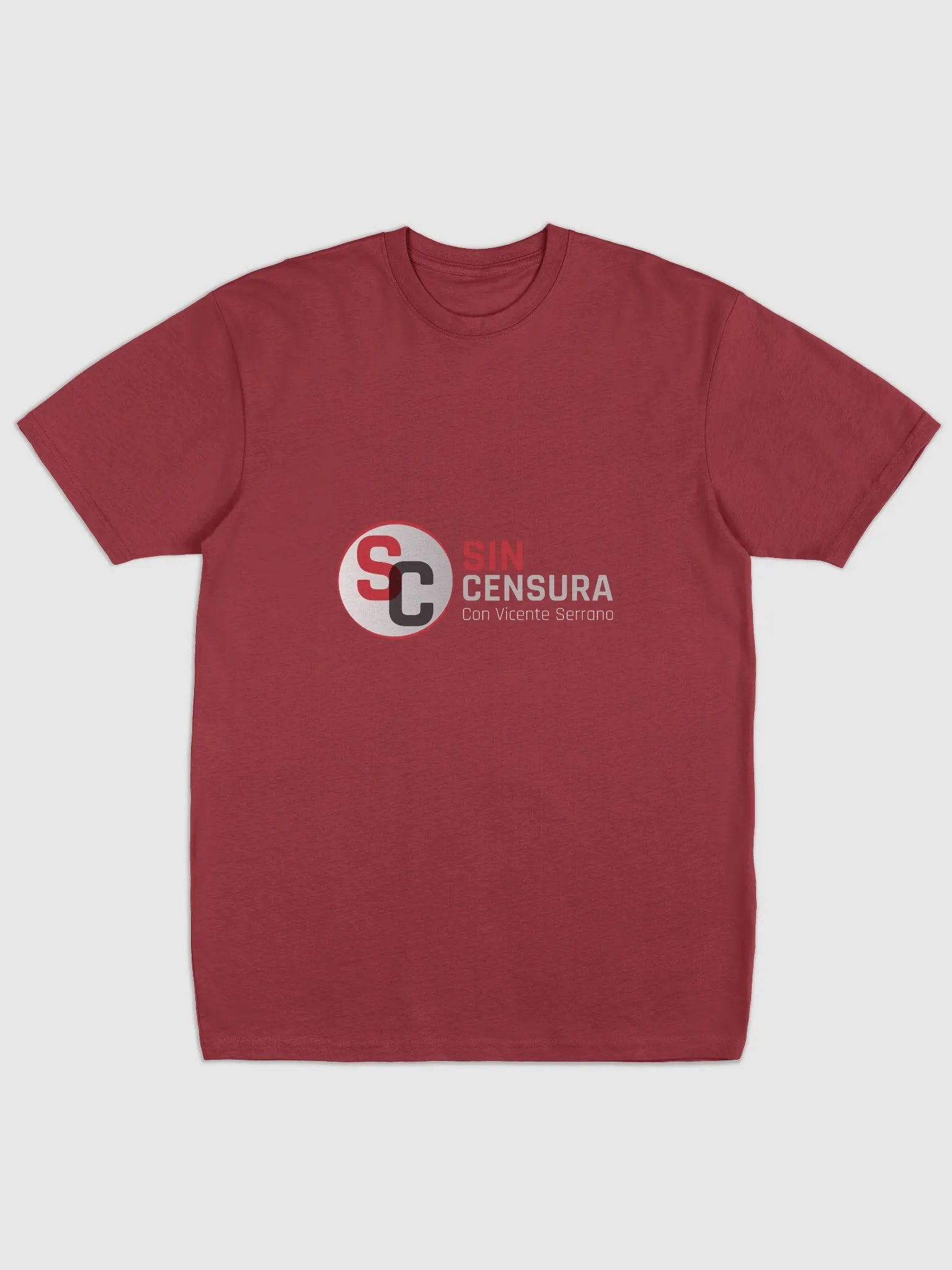 Camiseta roja Sin Censura primavera product image (1)