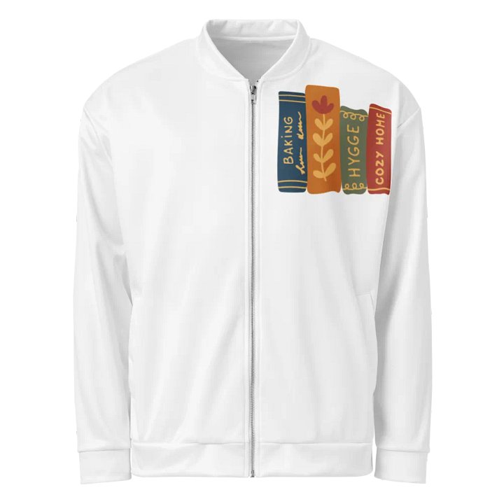 Customizable Book Lover Bomber Jacket product image (1)