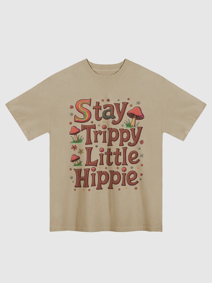 Psychedelic Trippy Mushrooms Oversized Tee product image (2)