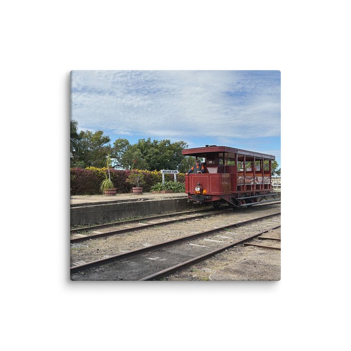 Archer Park Rail Museum Purrey Steam Tram Canvas product image (1)