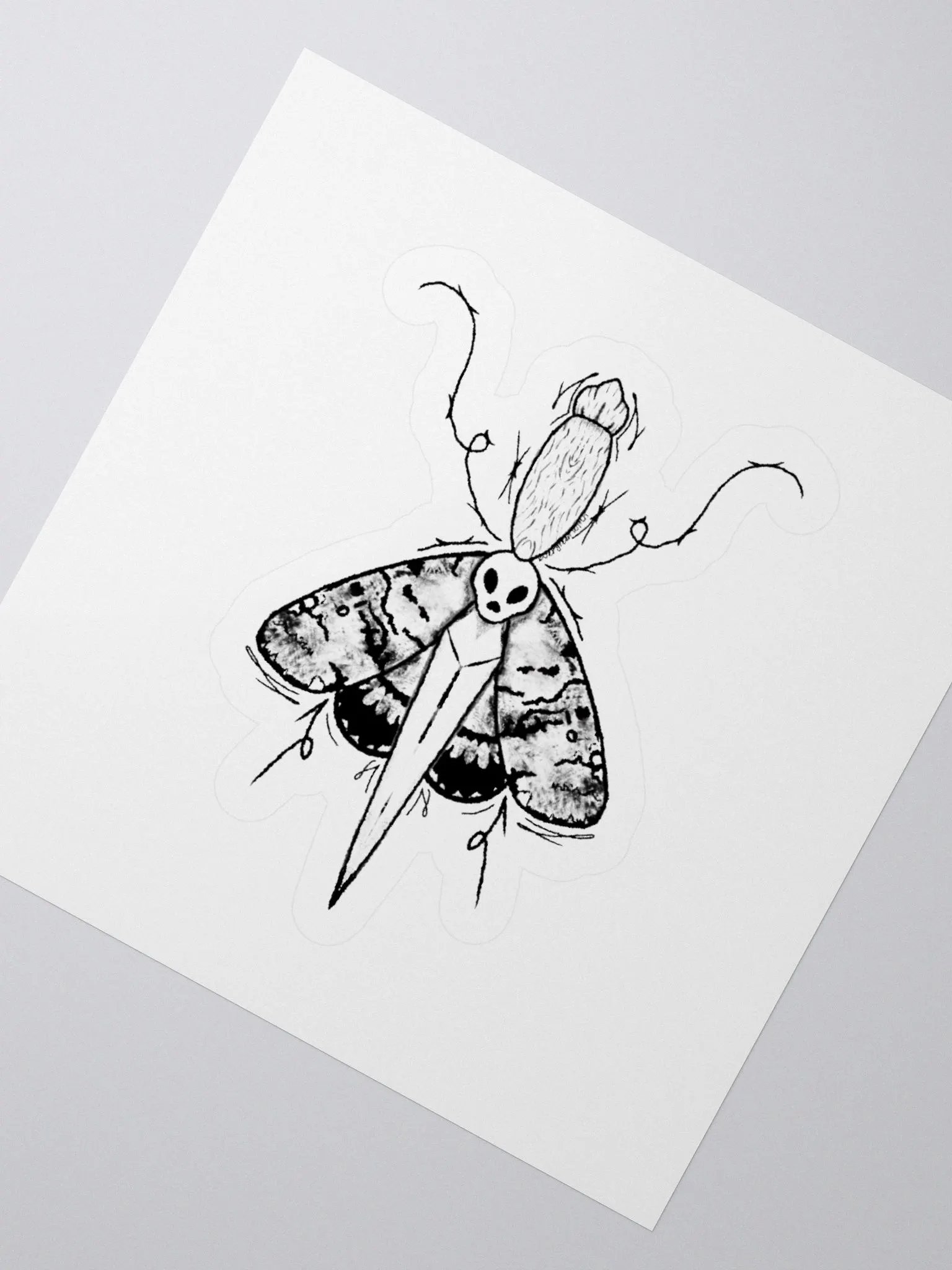 Dagger moth sticker product image (5)
