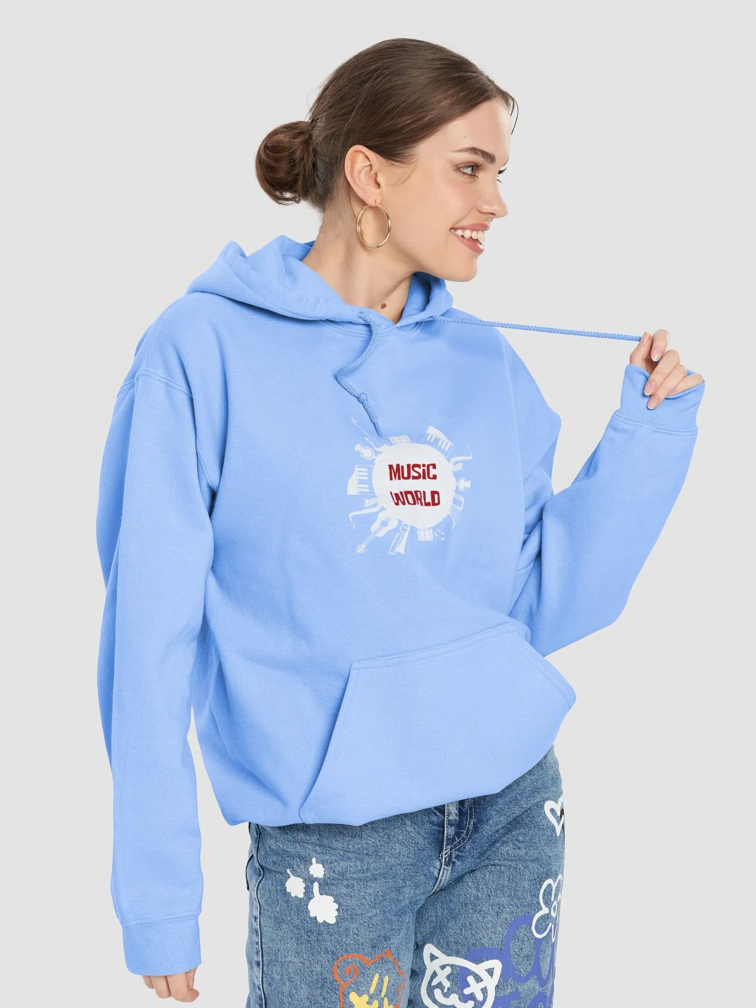 MUSIC WORLD Splatter Hoodie product image (7)