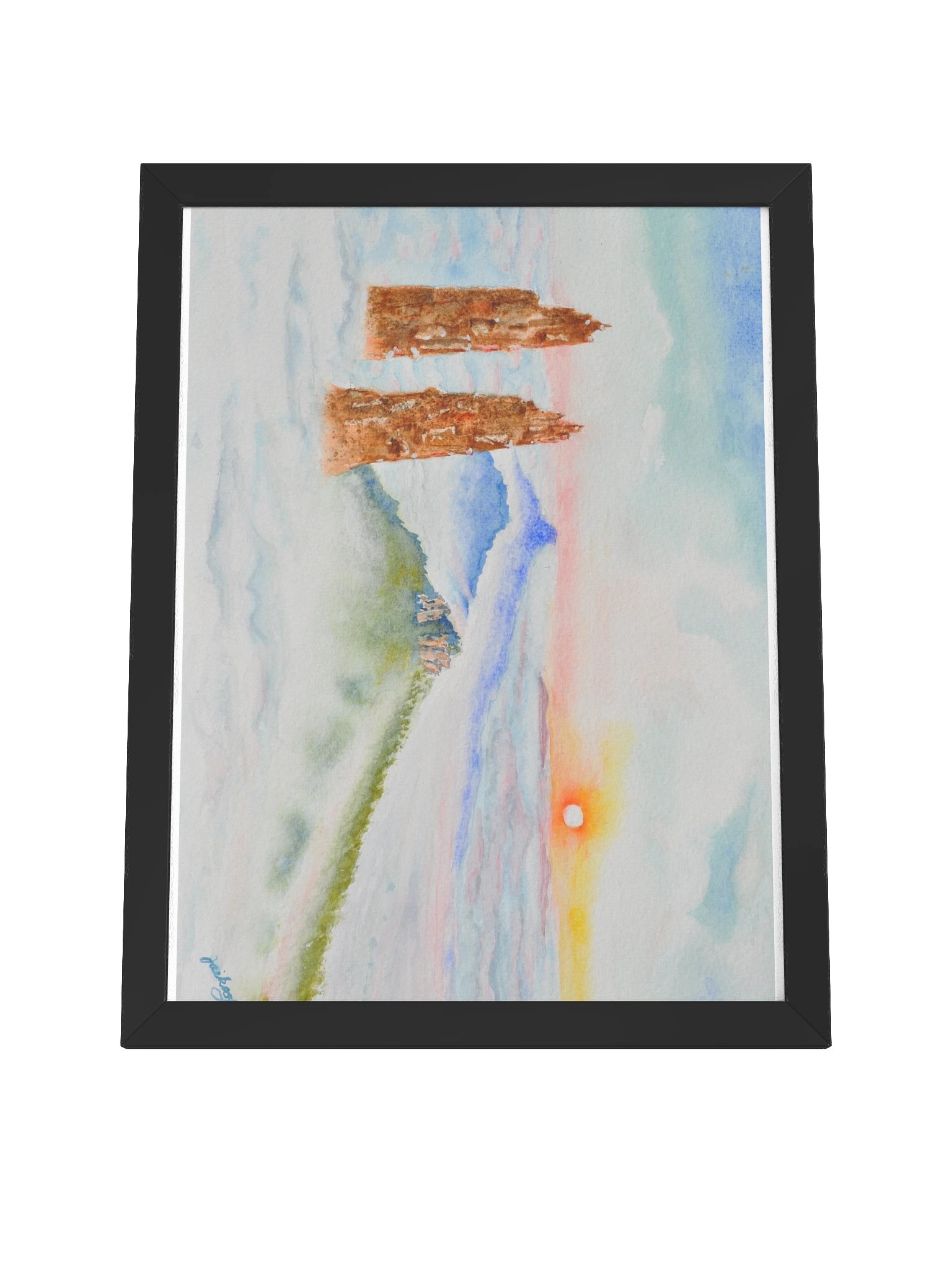 Misty Sunrise Over The Mountain Peaks product image (4)