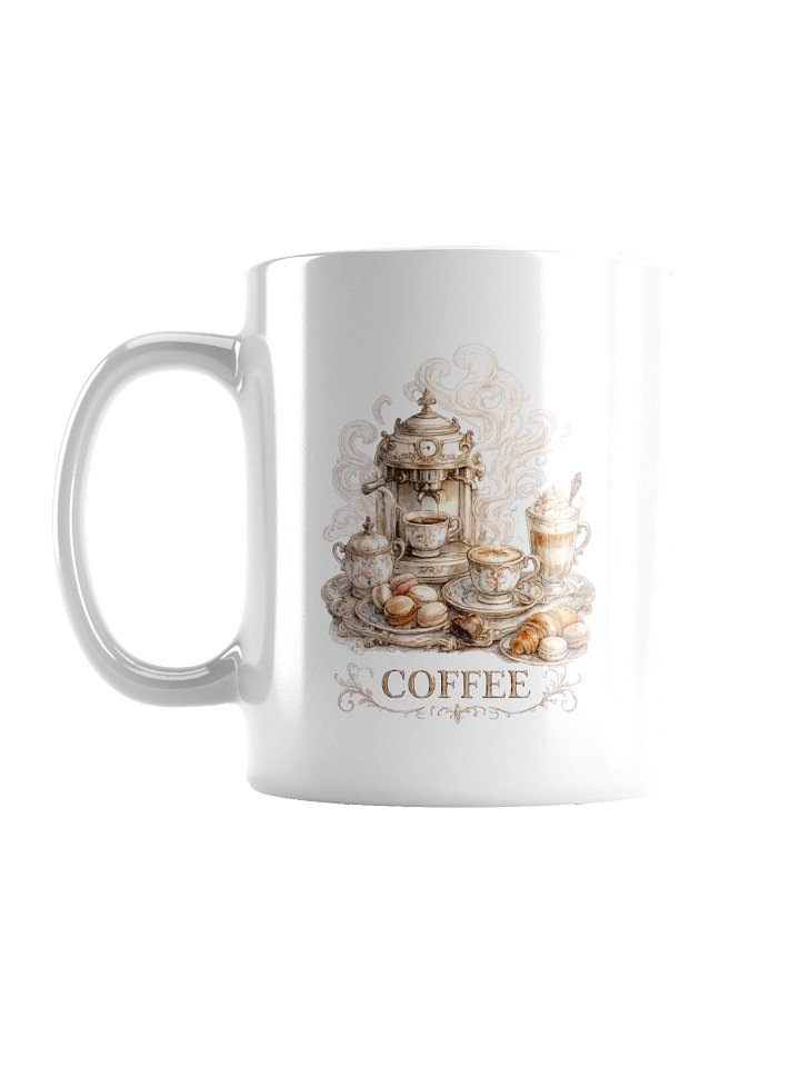 Coffee, Macaroons, and Croissants in Paris Mug product image (1)