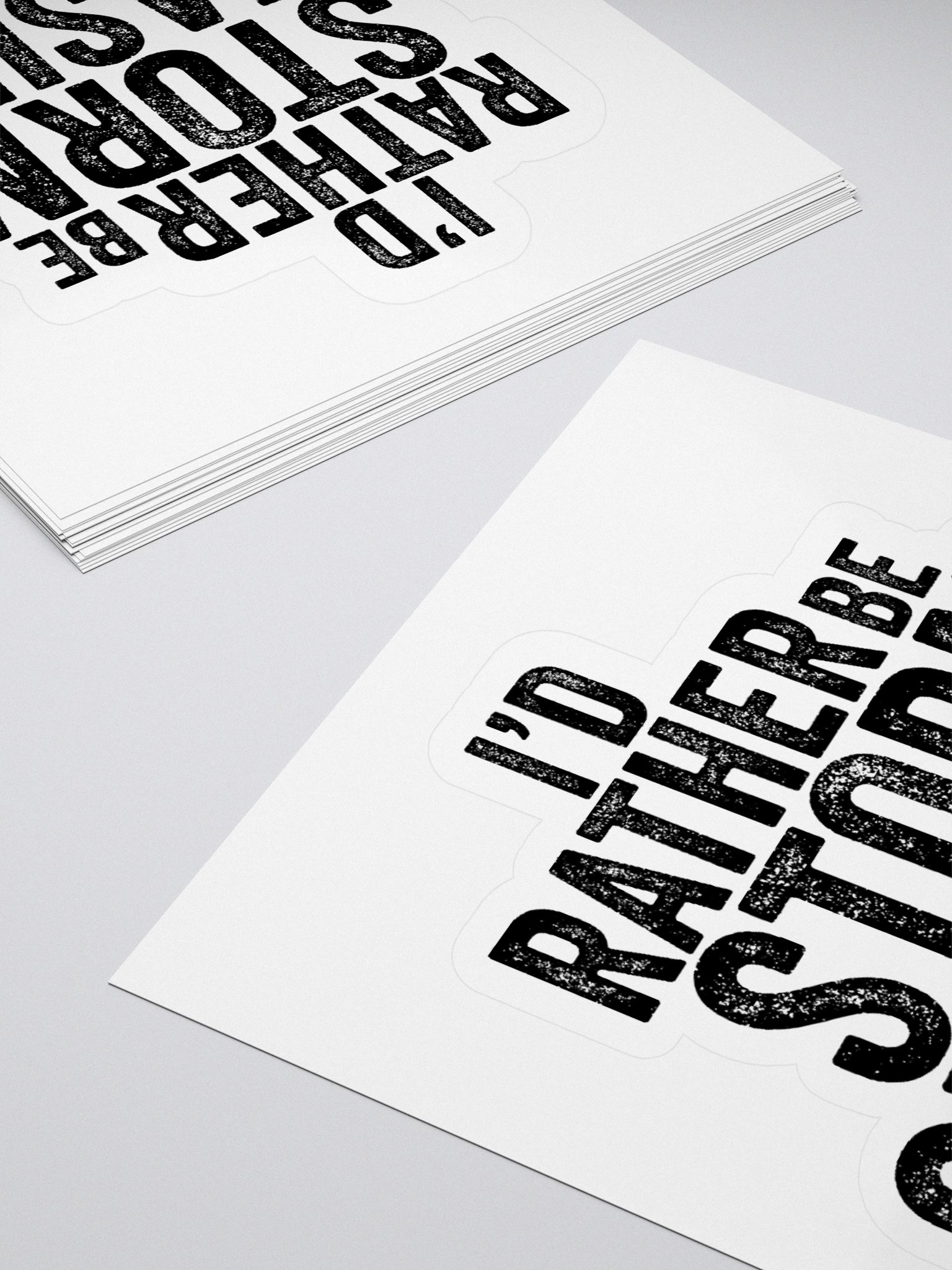 "I'd Rather Be Storm Chasing" - Sticker product image (10)