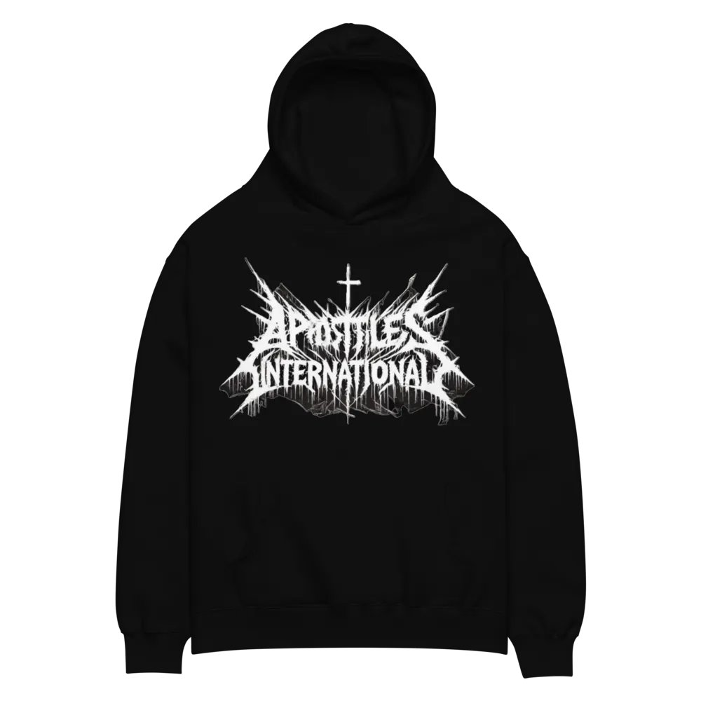 Apostles International Cross logo hoodie product image (4)