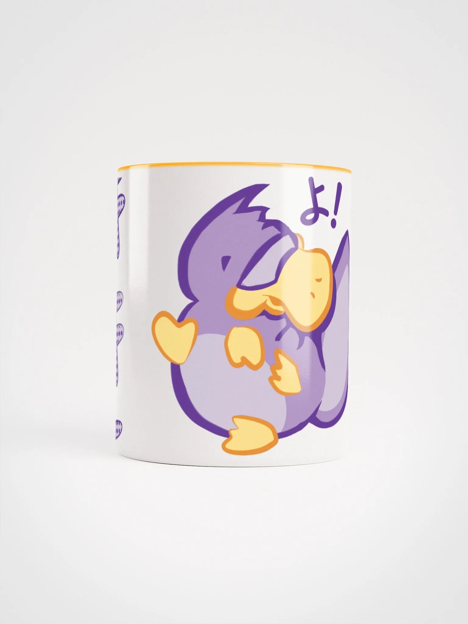 Polyglotypus and Doki Mug! - Yellow Interior product image (1)