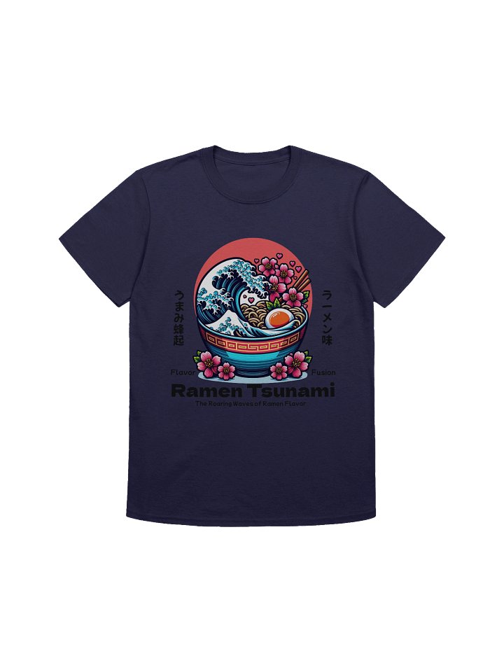 Ramen Tsunami Wave Bowl T-Shirt - Gildan Softstyle product image (1)