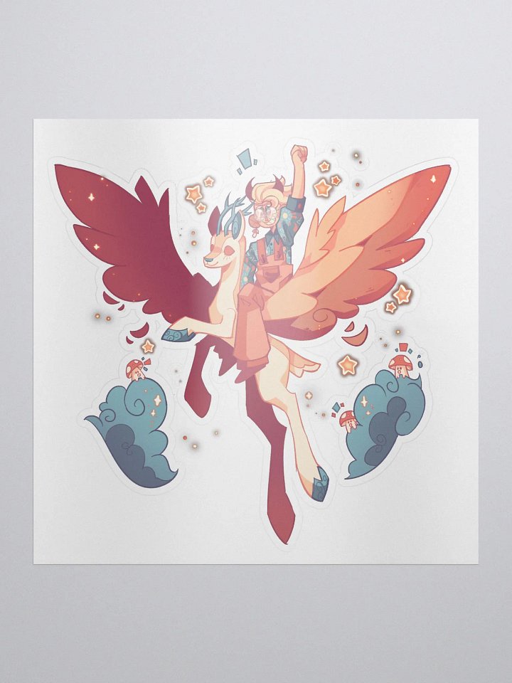 Trusty Steed Sticker product image (1)