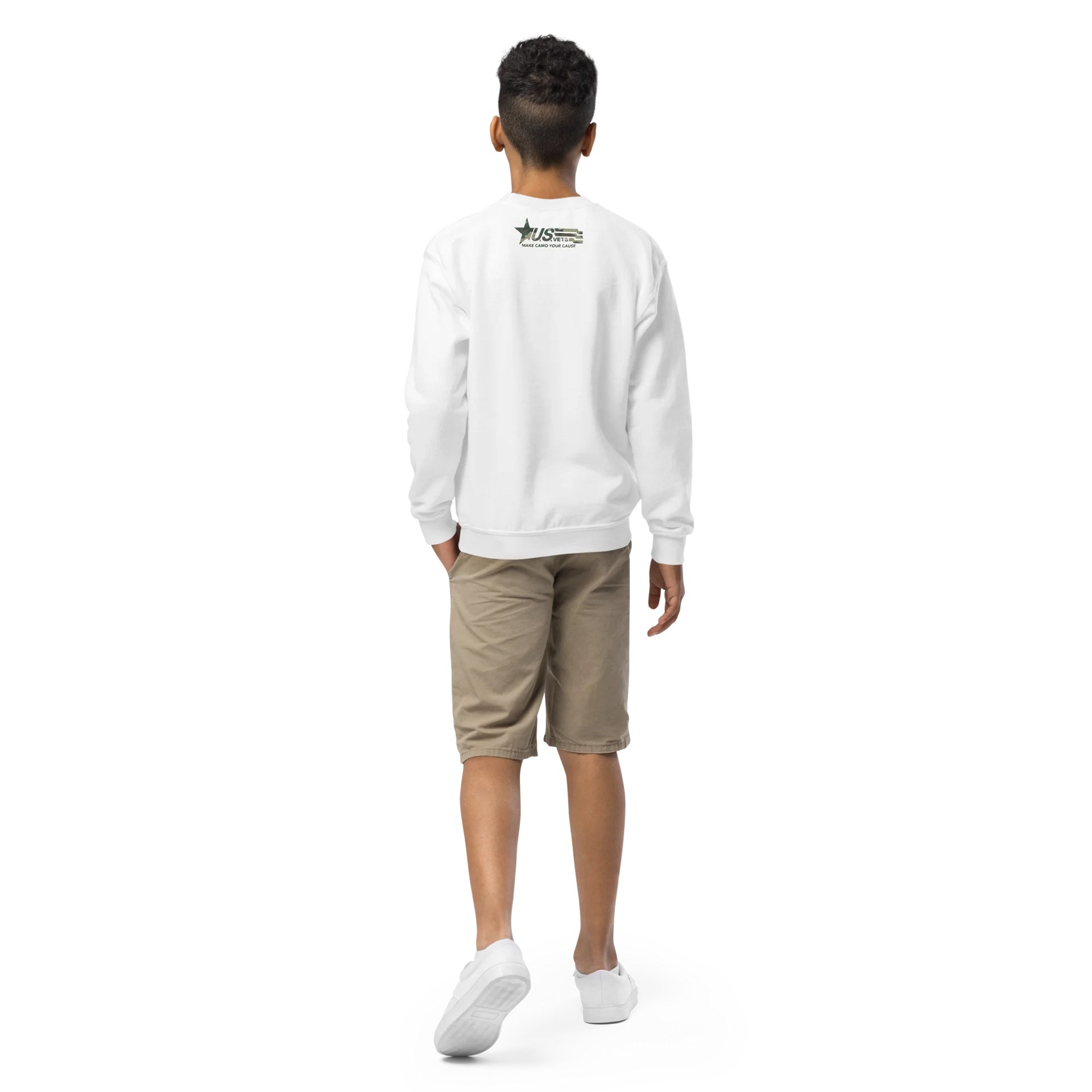 HONORUSVETS - HOLIDAY GREEN STAR YOUTH CREWNECK product image (14)