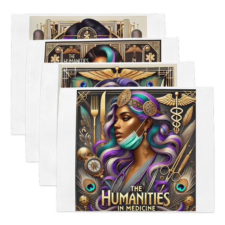 Humanities In Medicine Healthcare Heroines Custom Curated Placemat Set product image (1)