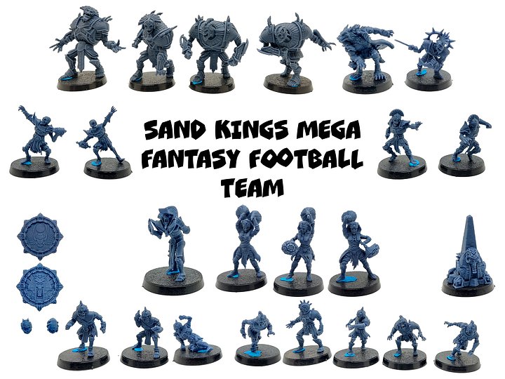 Sand Kings Mega Fantasy Football Team - UGNI Miniatures product image (1)