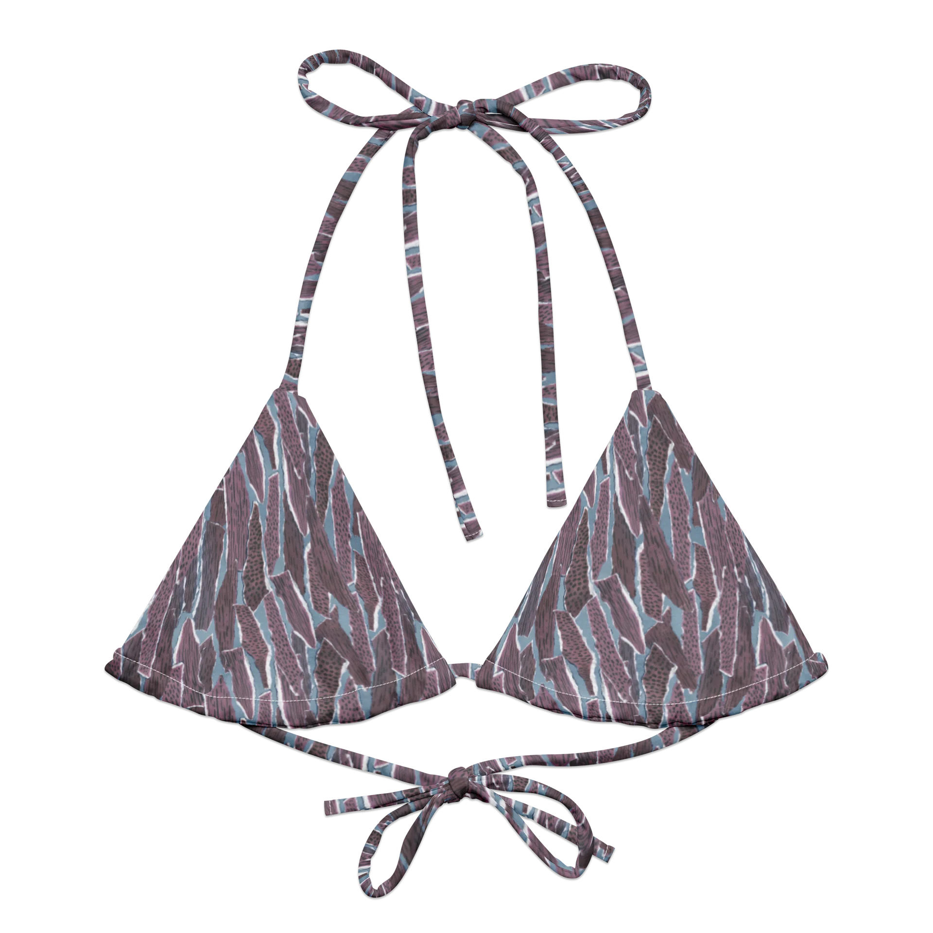 "Wild Purple" Print Bikini Top product image (3)