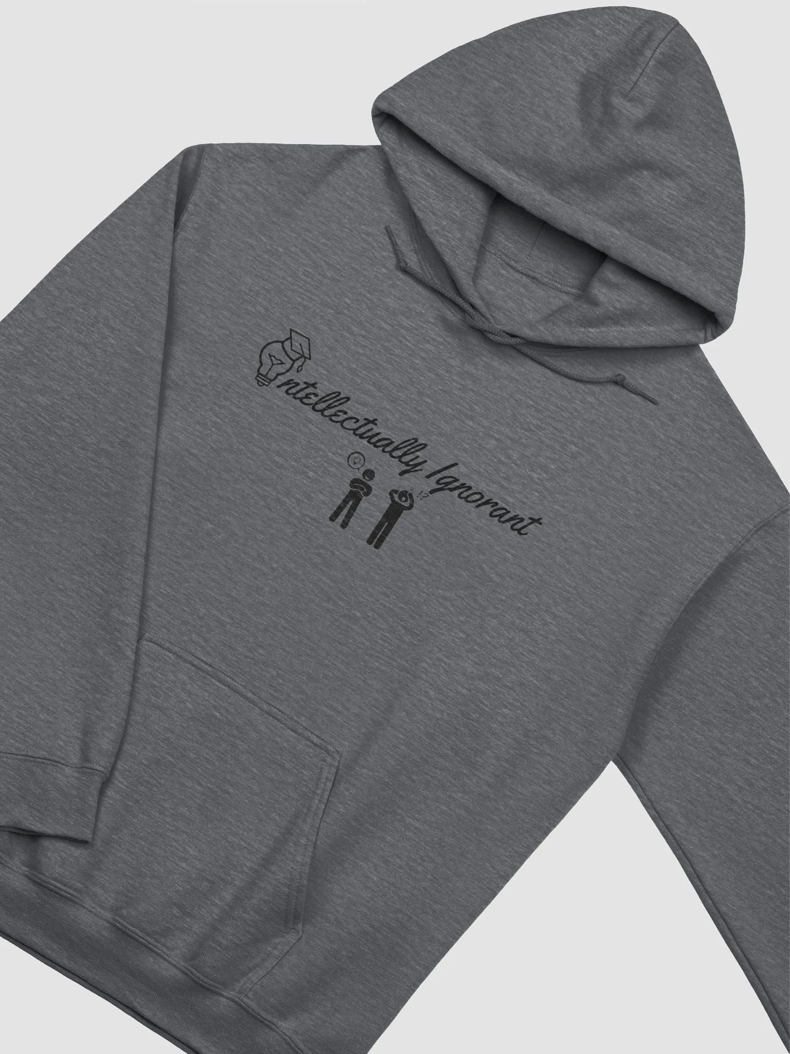 Intellectually Ignorant Hoodie ( Black Logo) product image (19)