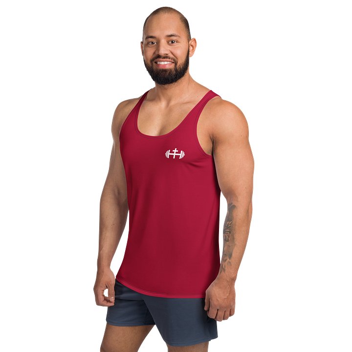 His House Unisex Performance Tank - Red product image (2)