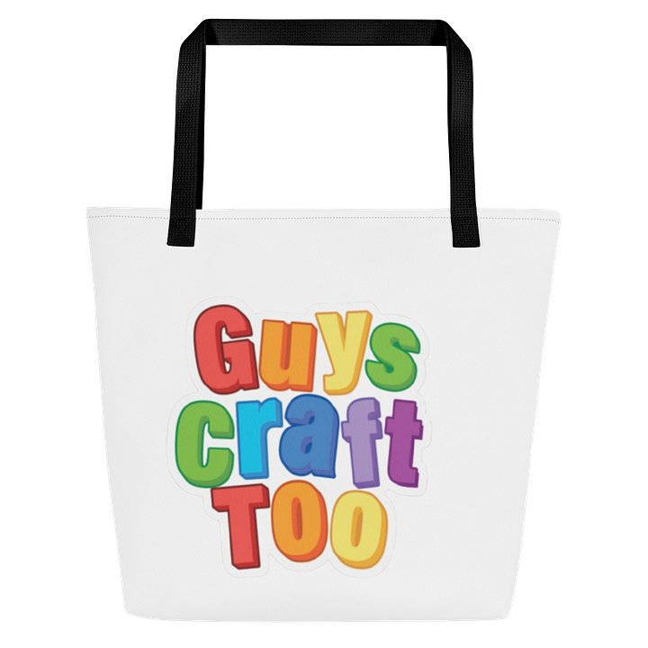 Guys Craft Too Tote Bag | Cute Craft Lover Bag product image (1)