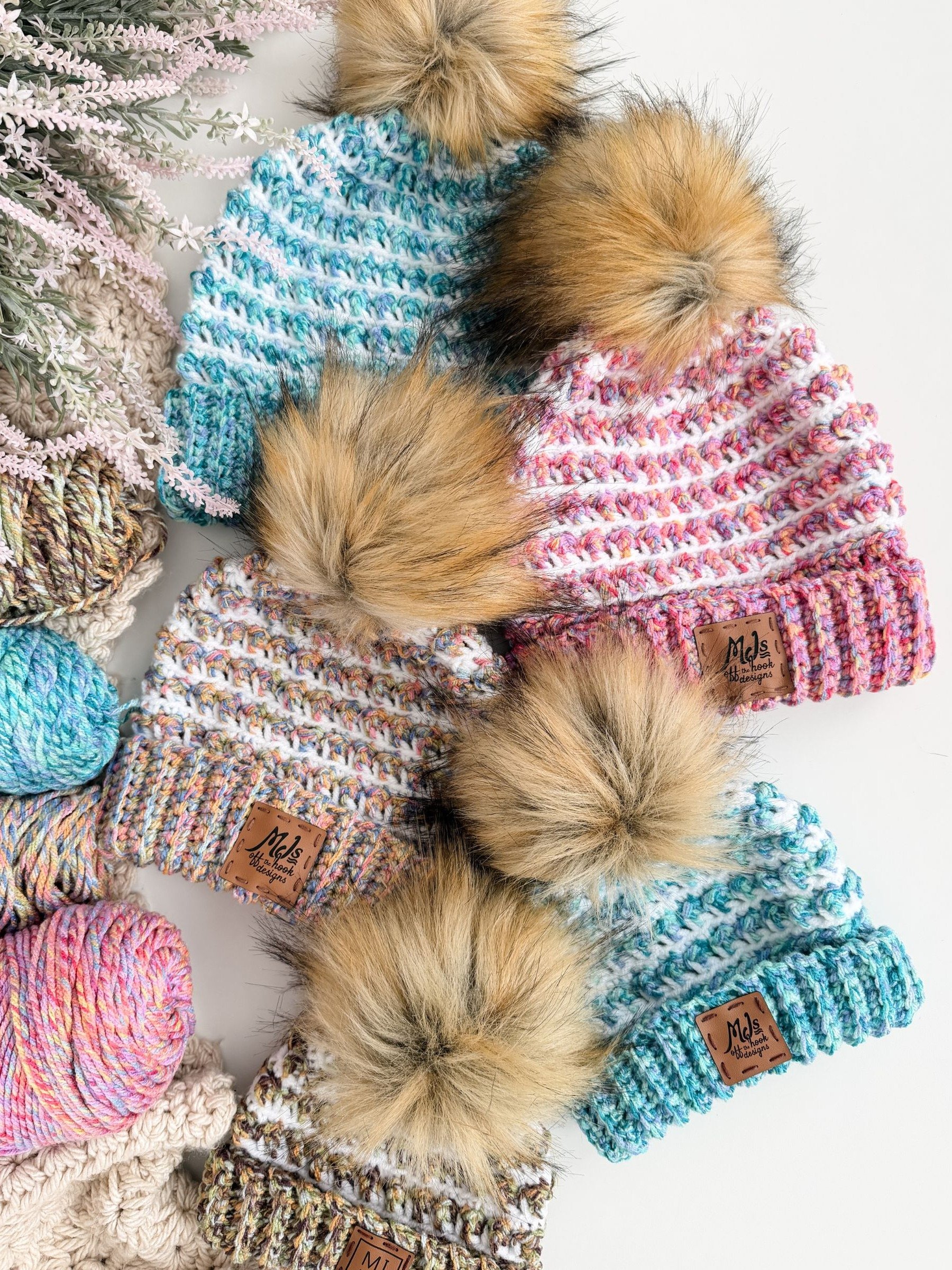 Winterberry Beanie Crochet Pattern product image (9)