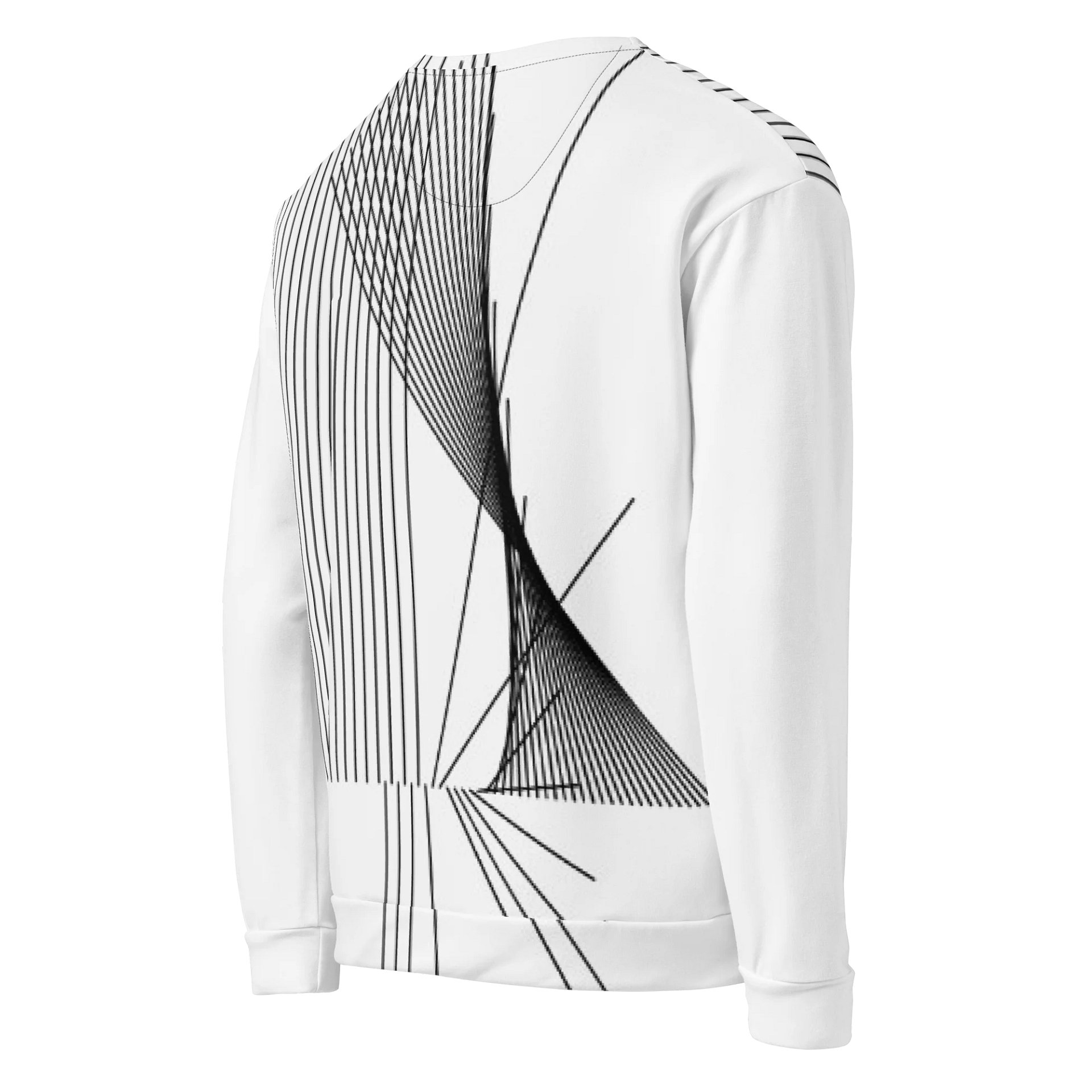 Vertical Symmetry Geometric Fusion Unisex Sweatshirt product image (3)