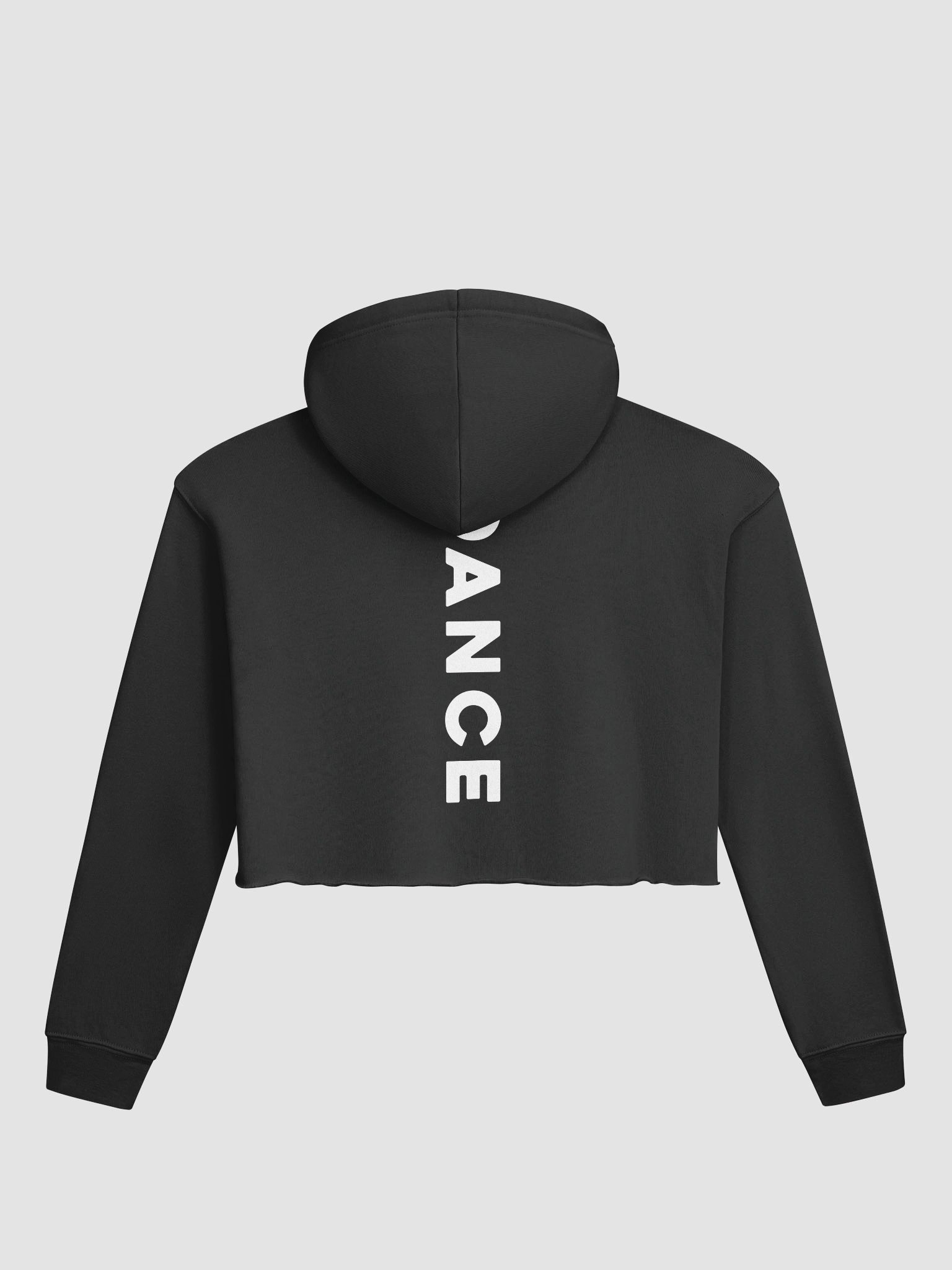 DANCE Crop Hoodie - Club Line - Black product image (1)